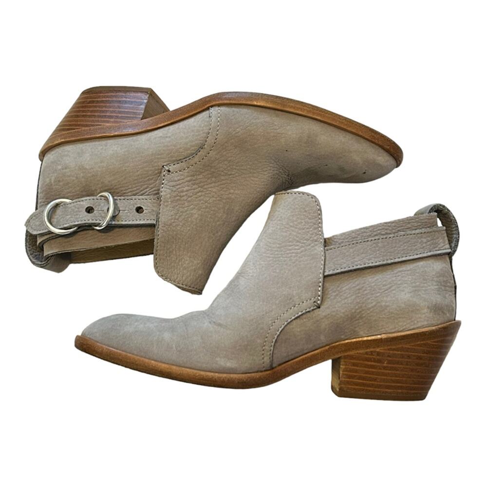 Rag & Bone Gray Sullivan Nubuck Leather Ankle Boo… - image 6